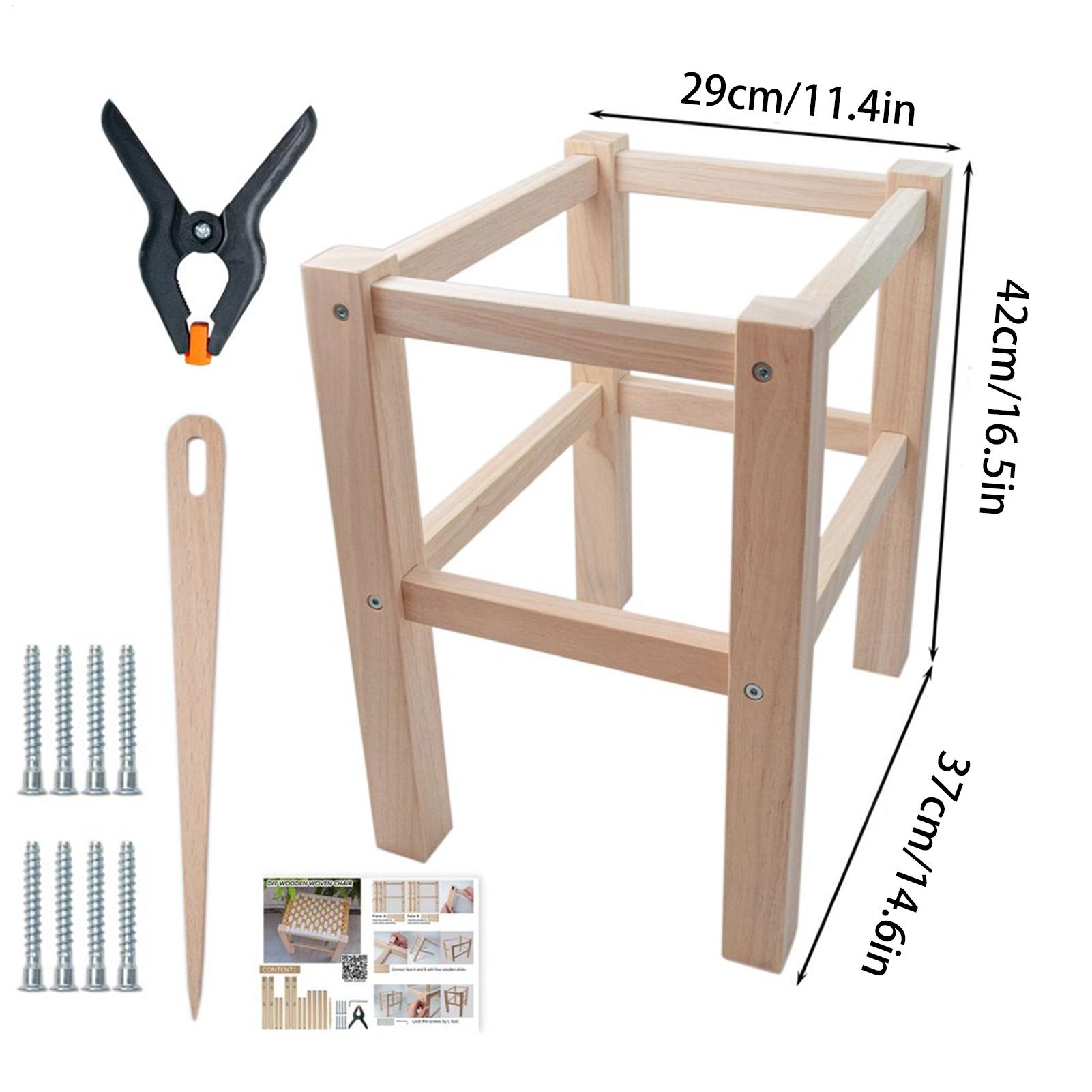 Unfinished Footstool Frame Kit - مراجعة Woodworking Kits For Beginners وسعره